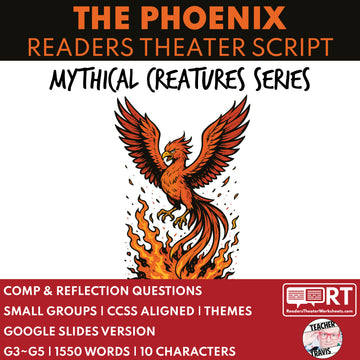 The Phoenix - Mythical Creatures | Readers Theater Script for Grades 3 to 5