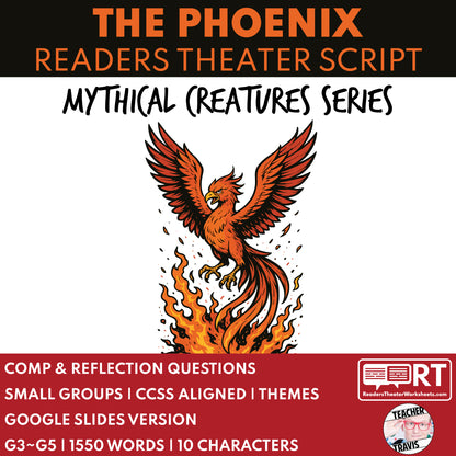 The Phoenix - Mythical Creatures | Readers Theater Script for Grades 3 to 5 - ["Grades 3-5","Mythical Creatures"]