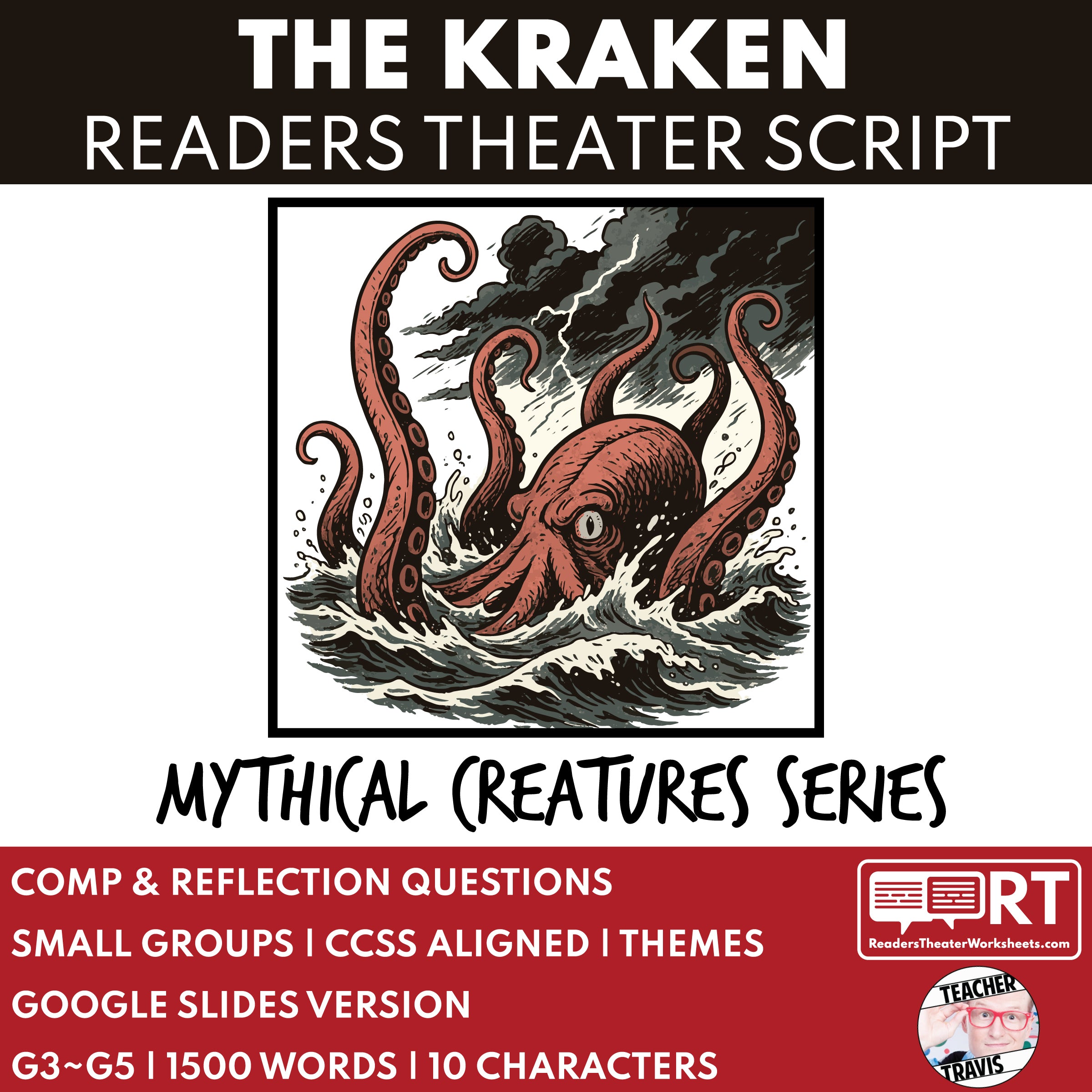 The Kraken - Mythical Creatures | Readers Theater Script for Grades 3 ...
