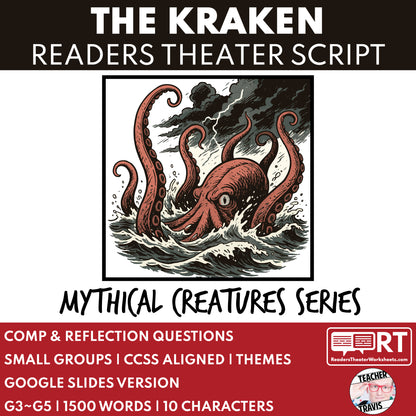 The Kraken - Mythical Creatures | Readers Theater Script for Grades 3 to 5 - ["Grades 3-5","Mythical Creatures"]