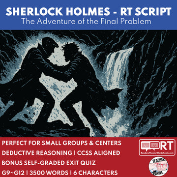 Sherlock Holmes - The Adventure of the Final Problem Readers Theater Script for Grades 9 to 12