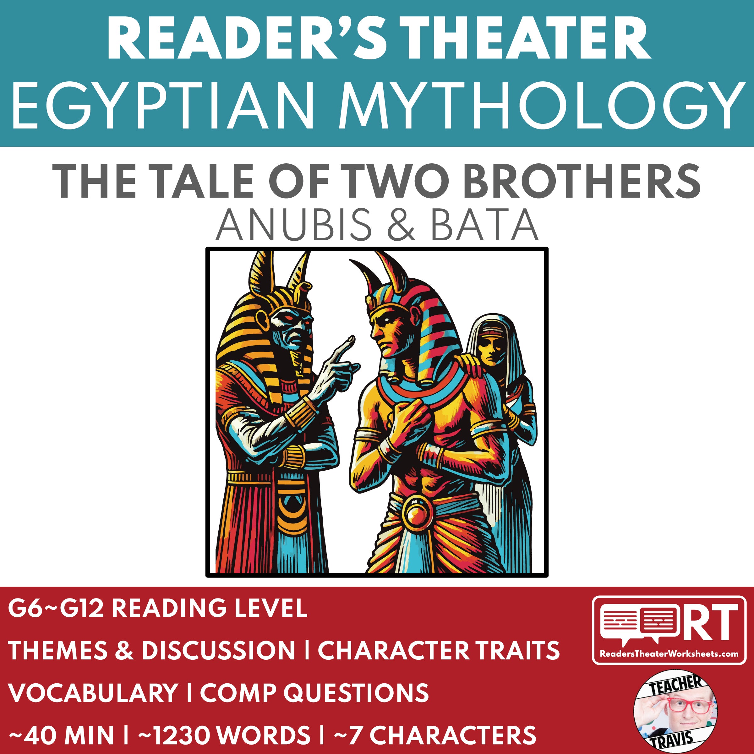 The Tale of Two Brothers (Anubis & Bata) | Reader’s Theater Script | E ...