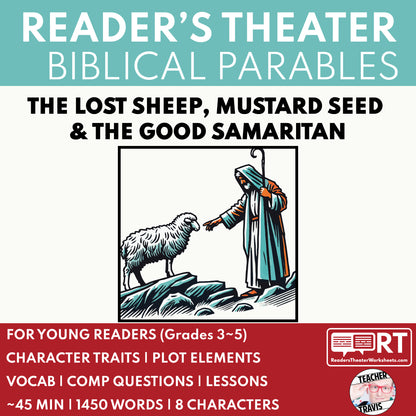 Jesus' Parables Part 2 Biblical Reader's Theater Script - ["Grades 3-5"]