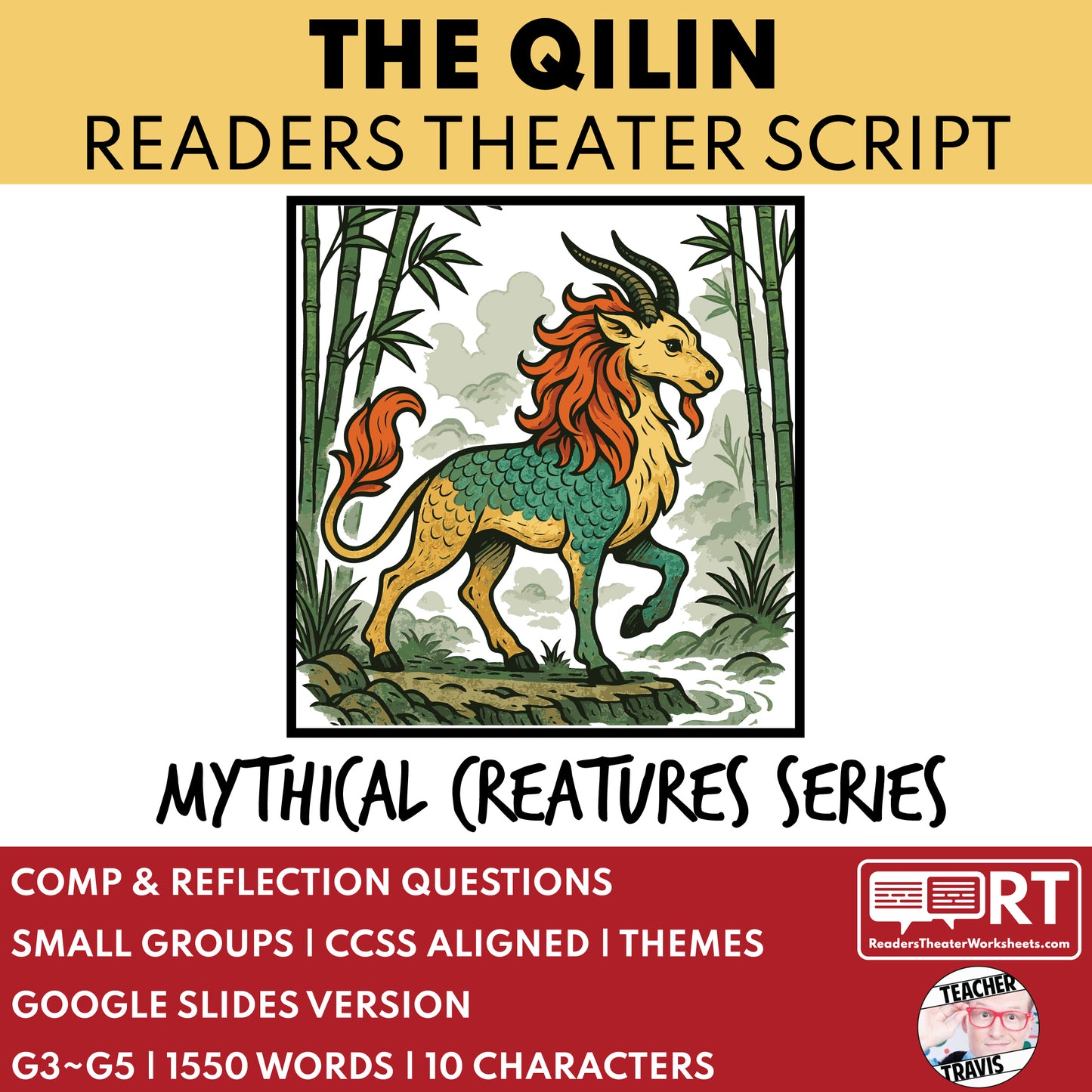 The Qilin - Mythical Creatures | Readers Theater Script for Grades 3-5 | China - ["Grades 3-5","Mythical Creatures"]