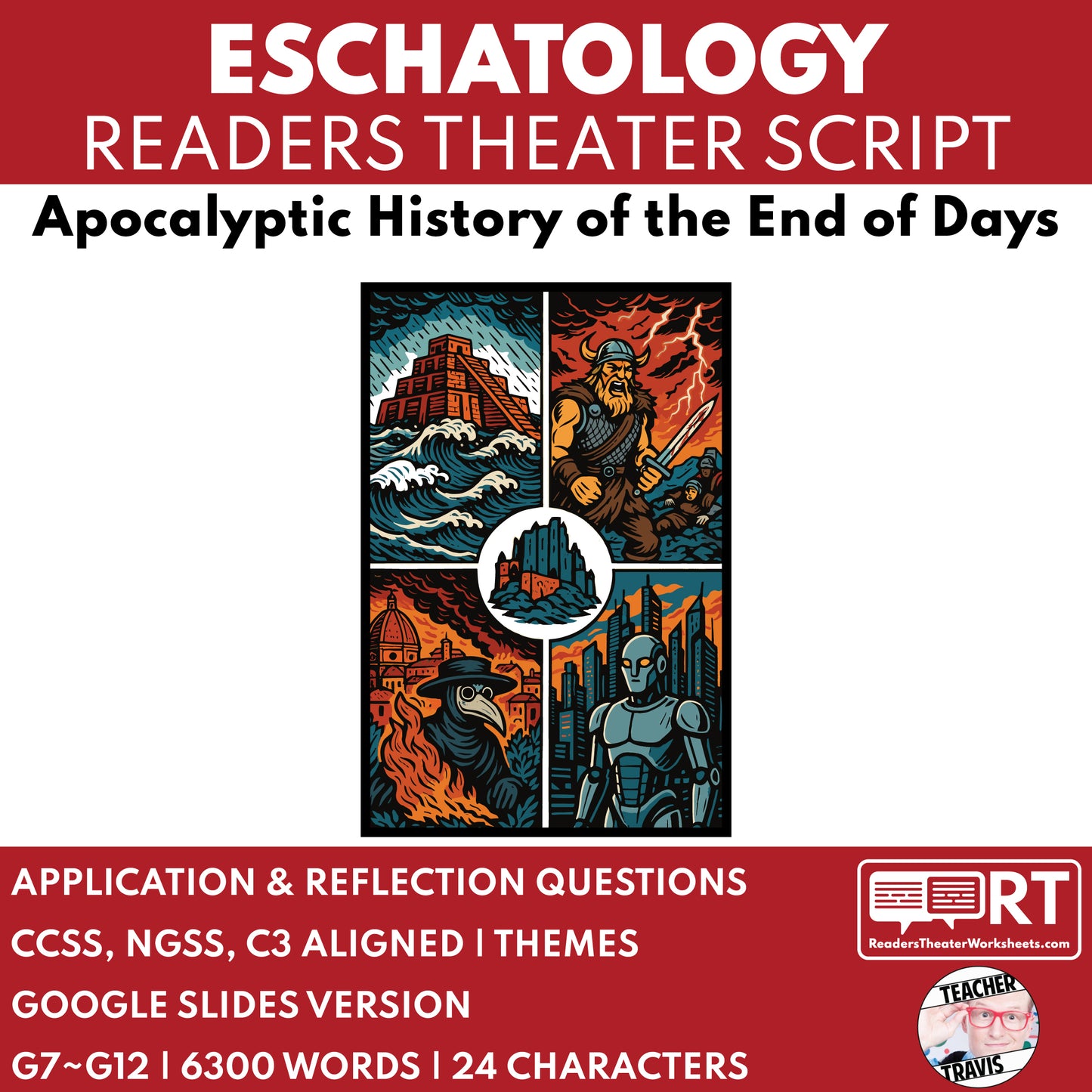 Eschatology Through Time - The Apocalyptic End of Days Readers Theater Script - ["Grades 6-8","Grades 9-12","History"]