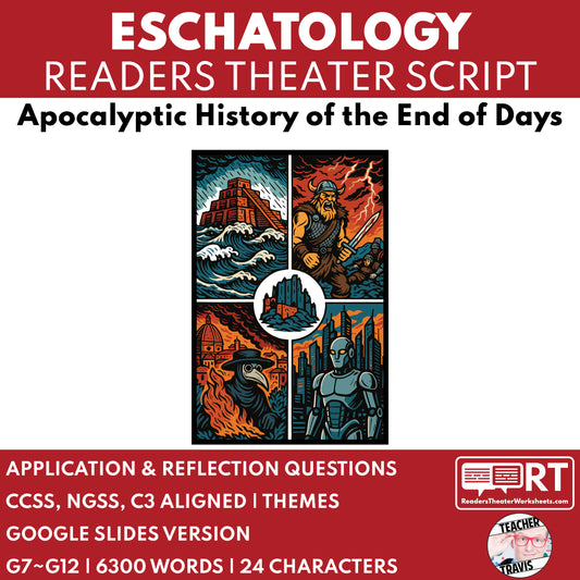 Eschatology Through Time - The Apocalyptic End of Days Readers Theater Script - ["Grades 6-8","Grades 9-12","History"]
