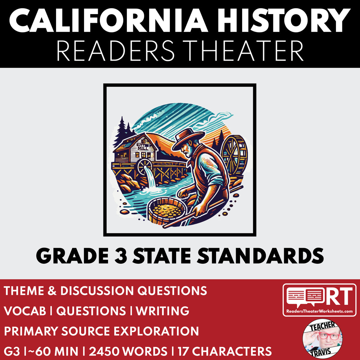 Cal State Script California History Readers Theater Script for Grade 3 | Free Printable ...