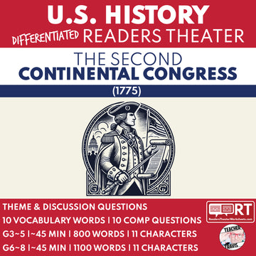 The Second Continental Congress | U.S. History Readers Theater Script