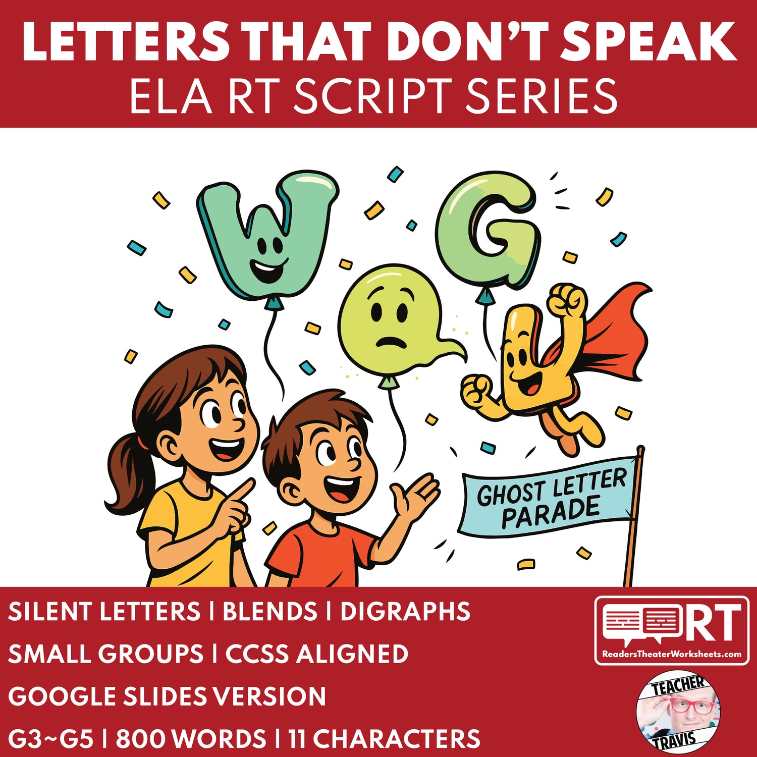 The Letters That Don’t Speak | ELA Readers Theater Script | Grades 3–5 - ["100% FREE","Grades 3-5","Phonics"]