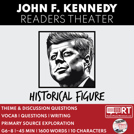 John F. Kennedy (JFK) U.S. President | Historical Figure Readers Theater Script