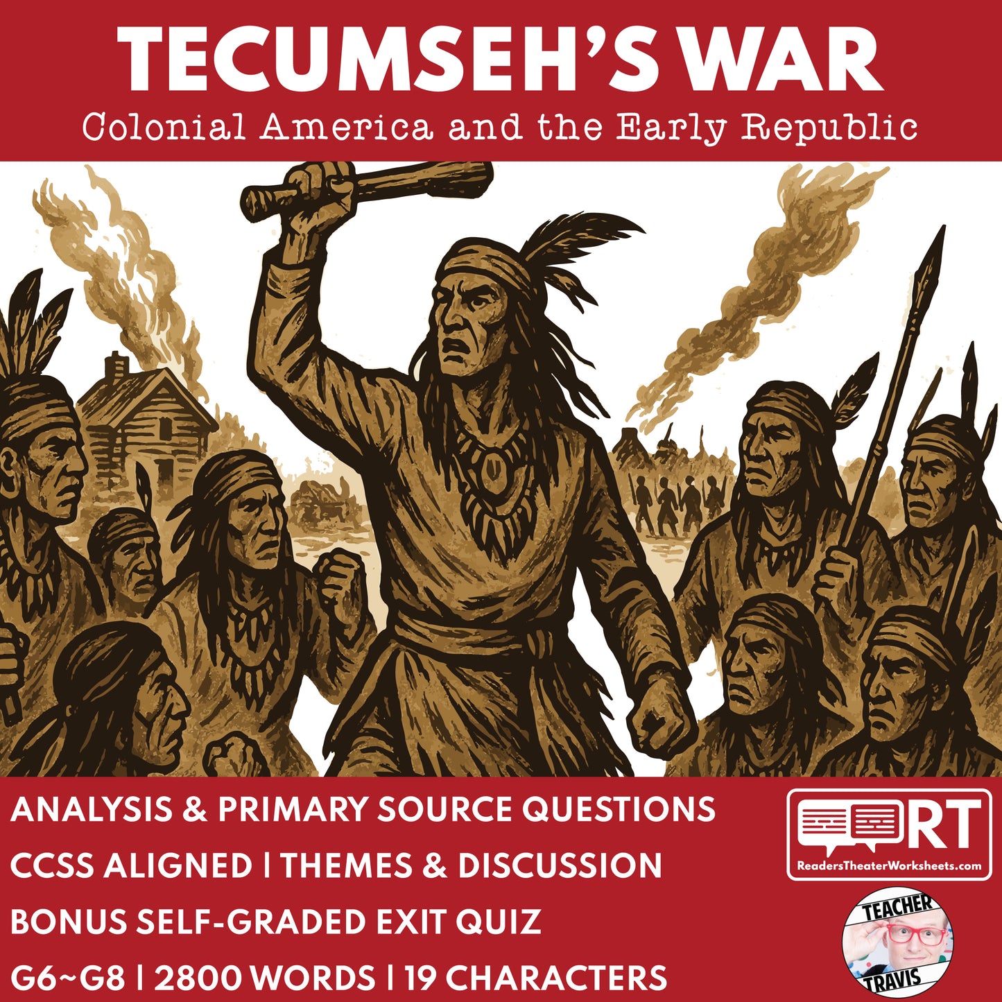 Tecumseh’s War Readers Theater Script | Grades 6-8 - ["Grades 6-8","U.S. History - Colonial America"]