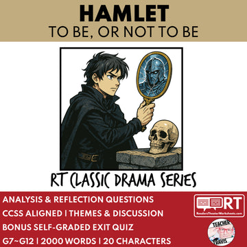 Hamlet Readers Theater Script | Classical Dramas | Shakespeare