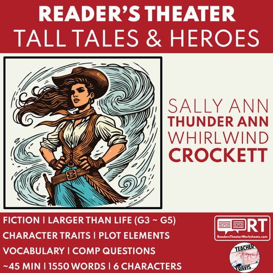 Sally Ann Thunder Ann Readers Theater Script | American Legends & Folk Heroes