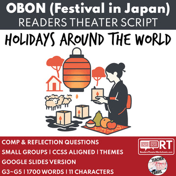 Obon Festival in Japan | Holiday Readers Theater Script for Grades 3 to 5