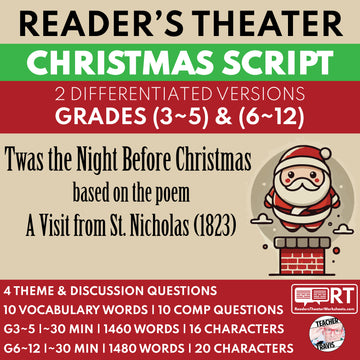 Twas the Night Before Christmas | Christmas Reader's Theater Script