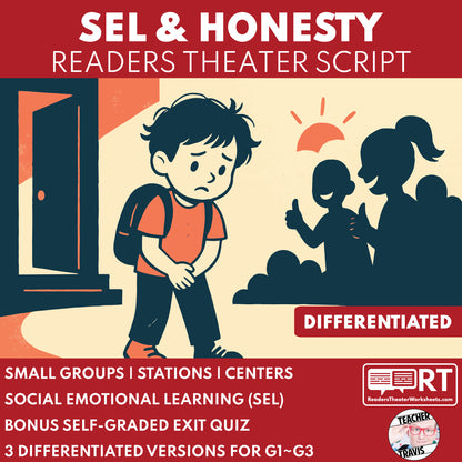 Honesty Readers Theater Script SEL for Grades 1 to 3
