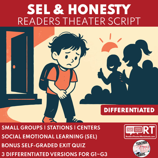 Honesty Readers Theater Script SEL for Grades 1 to 3