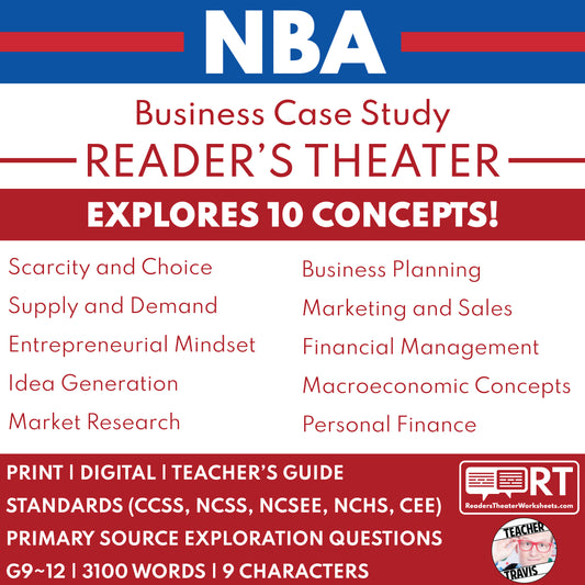 NBA Intro to Business Case Study | Reader’s Theater Format | Econ 101