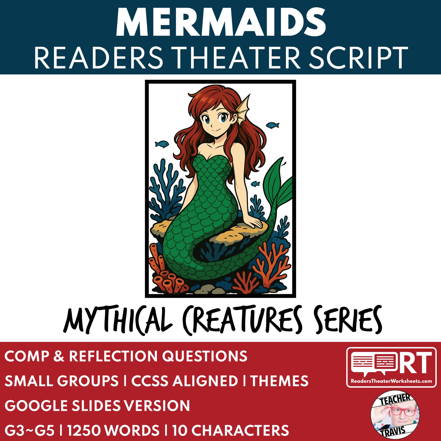 Mermaids - Mythical Creatures | Readers Theater Script for Grades 3 to 5 - ["Grades 3-5","Mythical Creatures"]