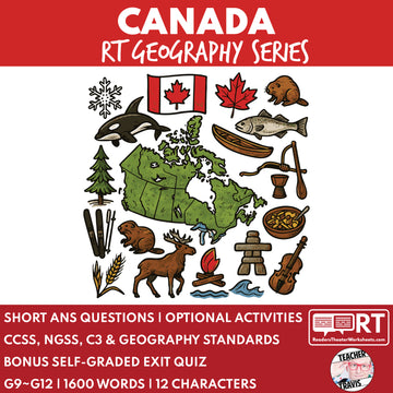 Canada Readers Theater Script | Geography & Social Studies Class