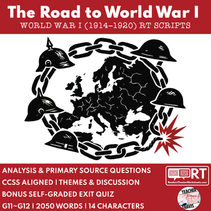 Alliances & Sarajevo Assassination – Readers Theater Script (Grades 11-12) - ["Grades 9-12","U.S. History - WWI"]