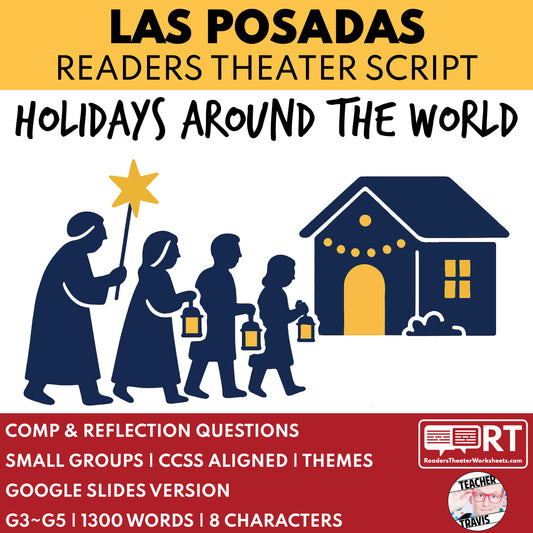 Las Posadas Holiday Readers Theater Script | Hispanic Christmas Traditions - ["Grades 3-5","Holidays Around the World","Small Groups"]