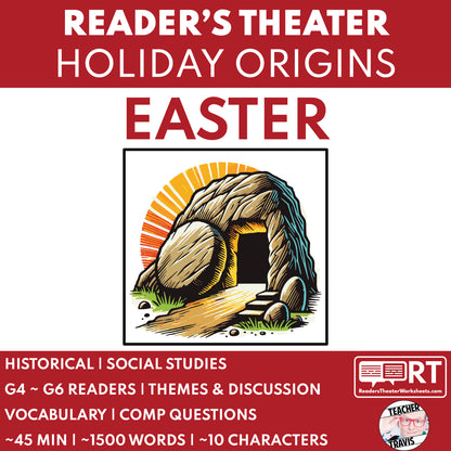 Easter Readers Theater Script | Holiday Origins Series - ["Grades 3-5","Grades 6-8","Holiday Origins Series"]