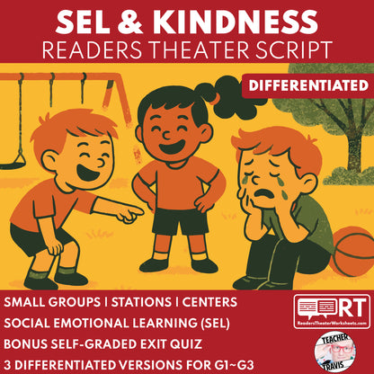 Kindness Readers Theater Script SEL for Grades 1 to 3
