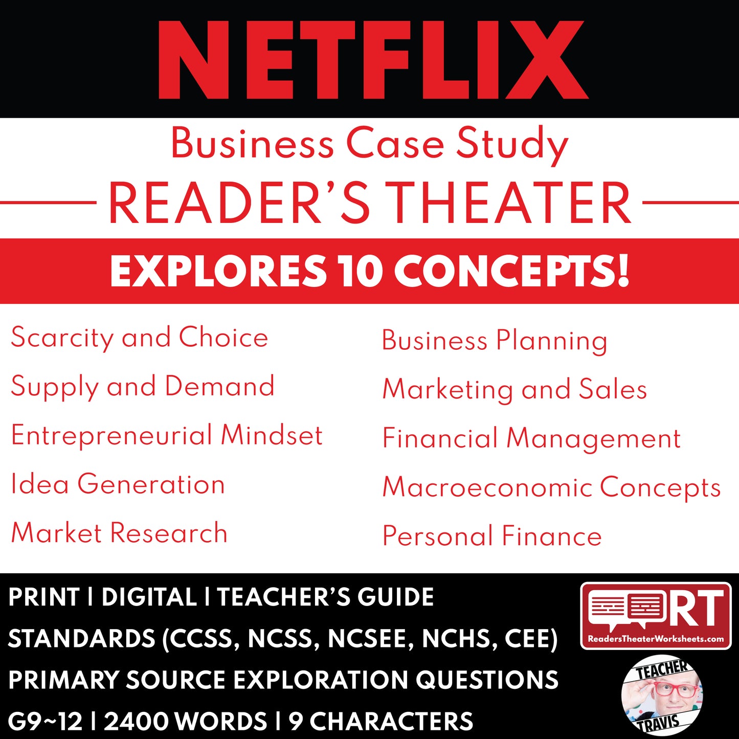 Netflix Intro to Business Case Study | Reader’s Theater Format | Econ 101