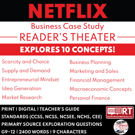 Netflix Intro to Business Case Study | Reader’s Theater Format | Econ 101