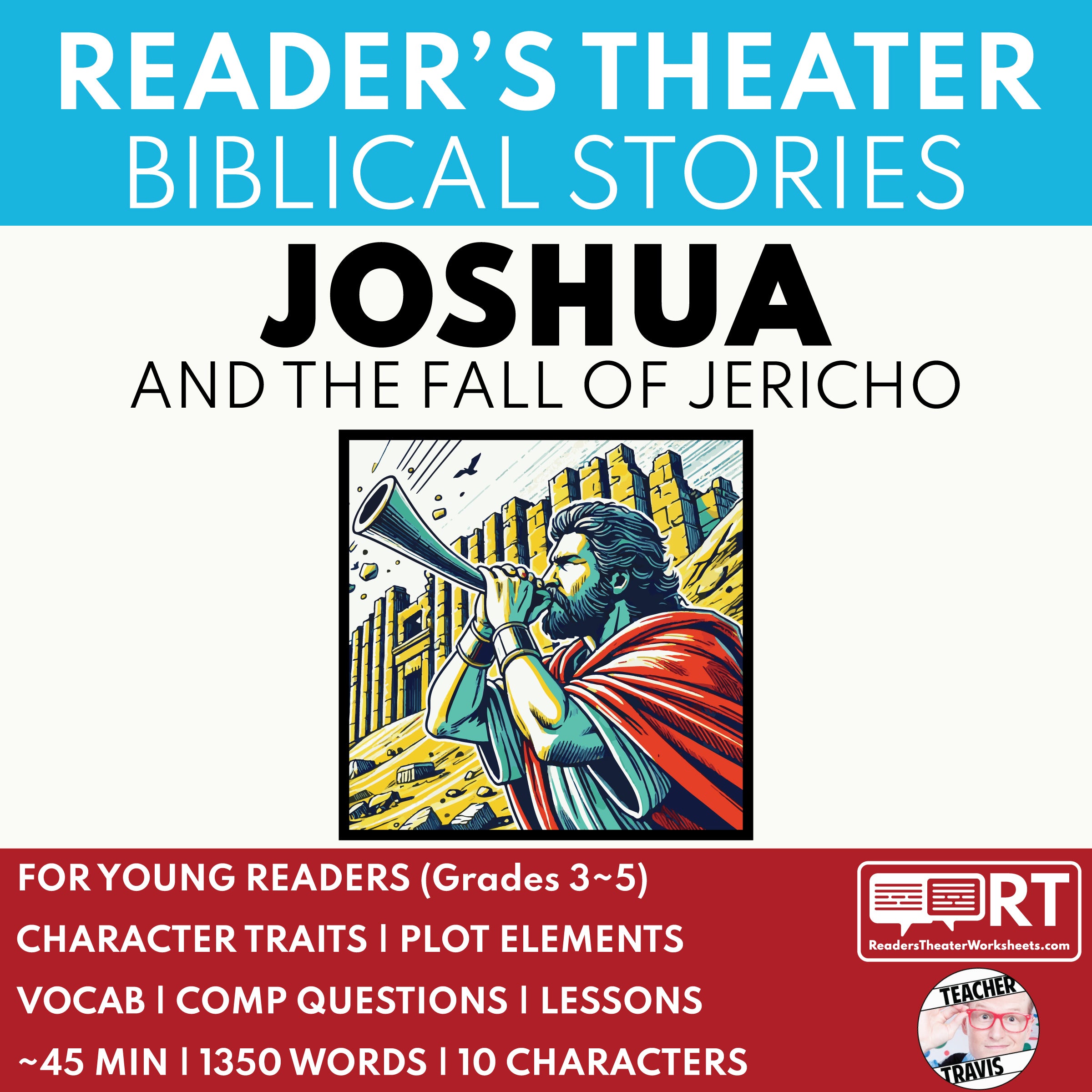 Joshua In Script Joshua and the Fall of Jericho Biblical Reader's Theater Script ...