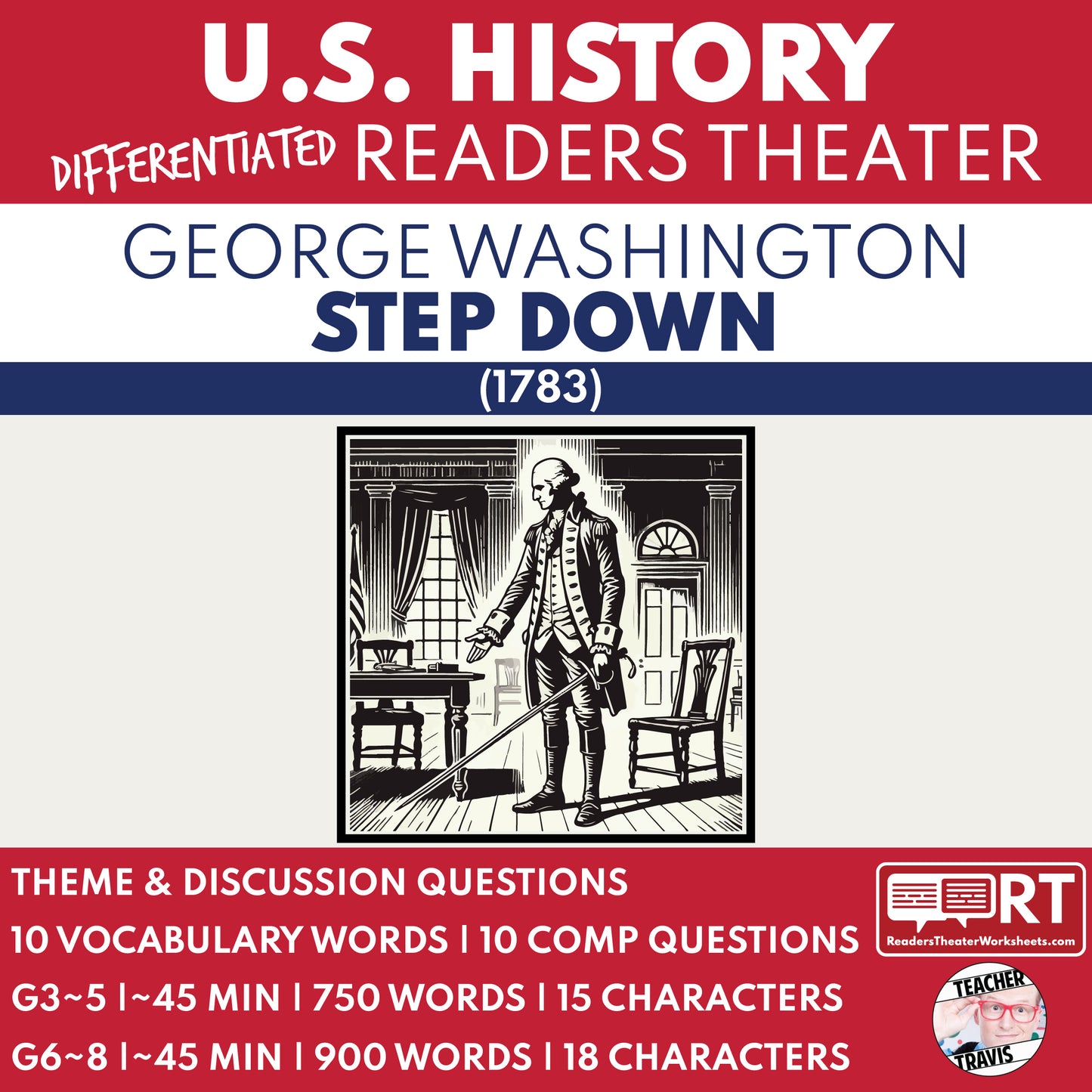 George Washington Steps Down | U.S. History Readers Theater Script