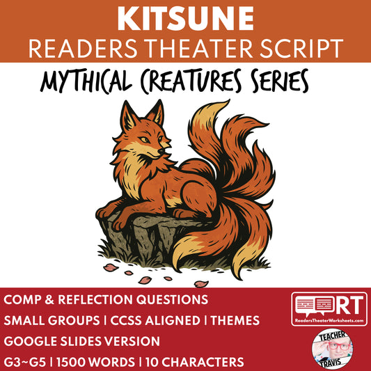 The Kitsune - Mythical Creatures | Readers Theater Script for Grades 3 to 5 - ["Grades 3-5","Mythical Creatures"]