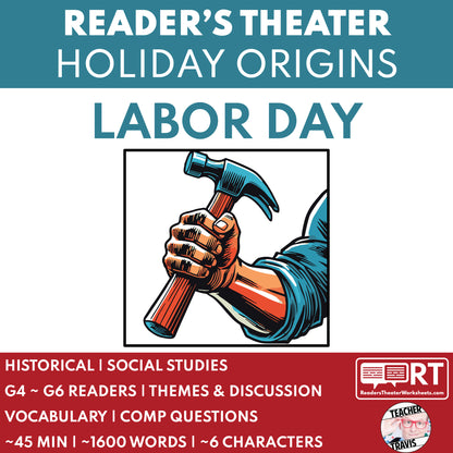 Labor Day Readers Theater Script | Holiday Origins Series - ["Grades 3-5","Grades 6-8","Holiday Origins Series"]