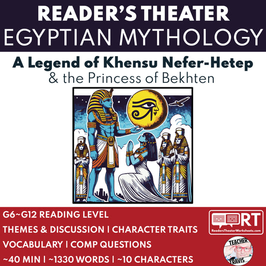 A Legend of Khensu Nefer-Hetep | Reader’s Theater Script | Egyptian Mythology