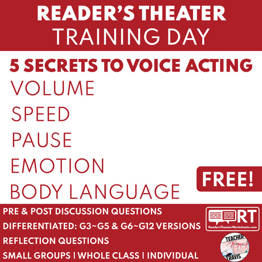 Training Day for Reader's Theater | Top 5 Secrets to Voice Acting