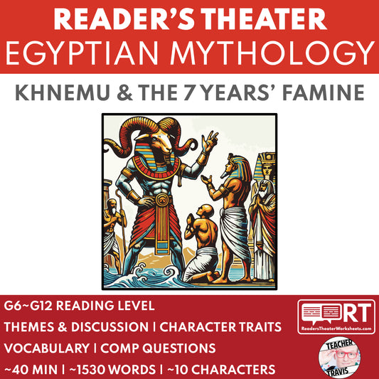 Khnemu and the Seven Years’ Famine | Reader’s Theater Script | Egyptian Mythology