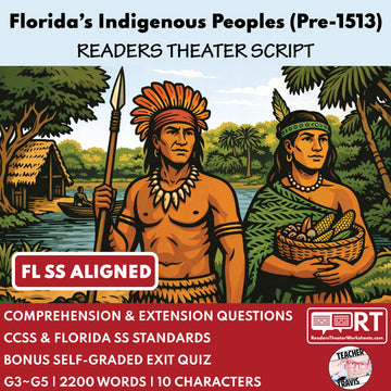 Florida State History | Florida’s Indigenous Peoples Readers Theater Script | Grades 3-5