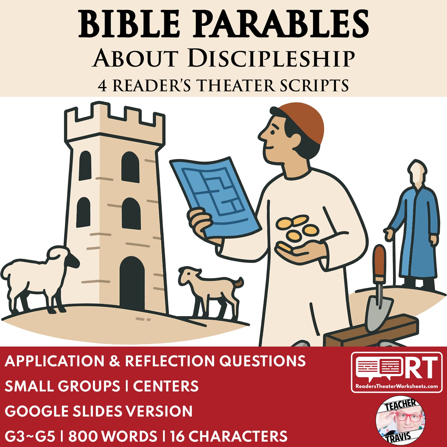 4 Parables about Discipleship | Readers Theater Script for Grades 3 to 5 - ["Bible Parable","Bible Teachings","Grades 3-5"]