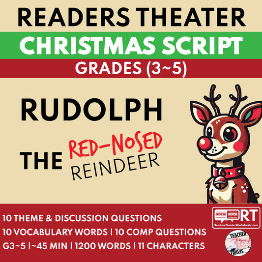 Rudolph the Red-Nosed Reindeer - The Misfit Hero | Christmas Reader's Theater Script