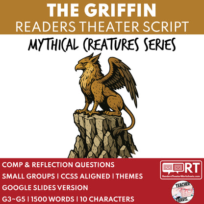 The Griffin - Mythical Creatures | Readers Theater Script for Grades 3 to 5 - ["Grades 3-5","Mythical Creatures"]