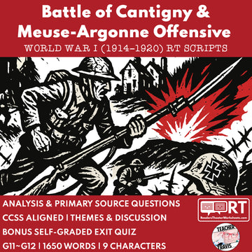 Cantigny & Meuse‑Argonne Offensive – Readers Theater Script (Grades 11-12)