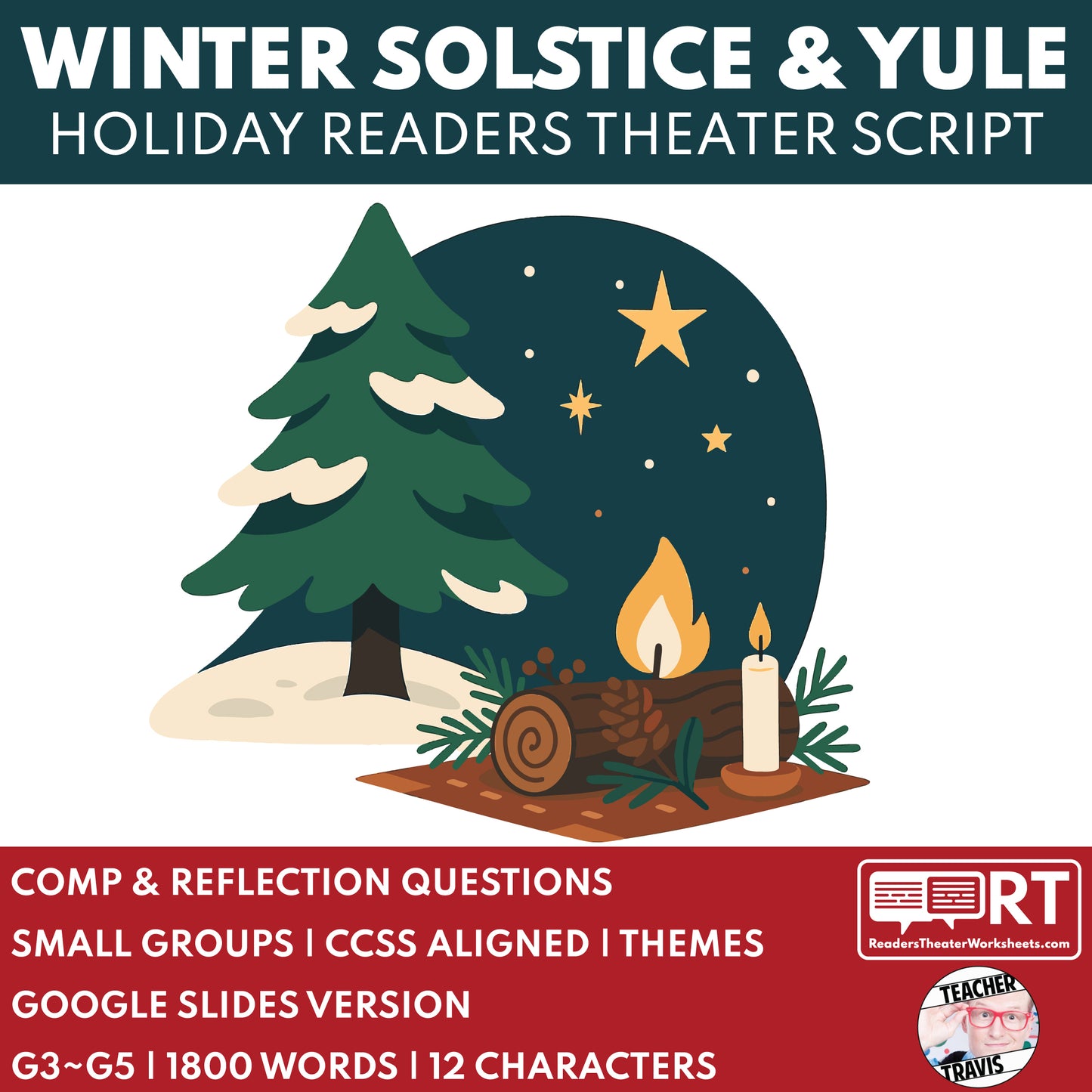 The Winter Solstice & Yule Holiday Readers Theater Script for Grades 3 to 5