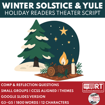The Winter Solstice & Yule Holiday Readers Theater Script for Grades 3 to 5