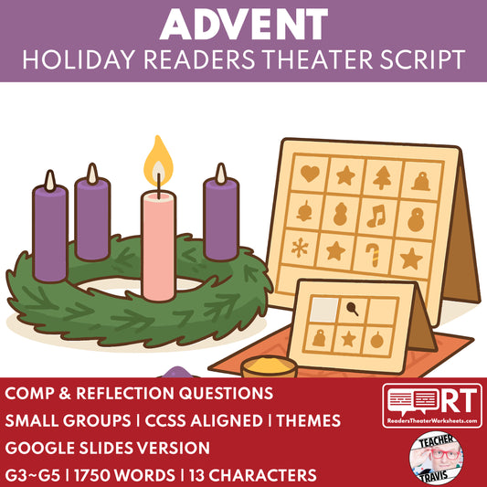 Advent (Christian) | Holiday Readers Theater Script for Grades 3 to 5 - ["Grades 3-5","Small Groups","Winter Holidays"]