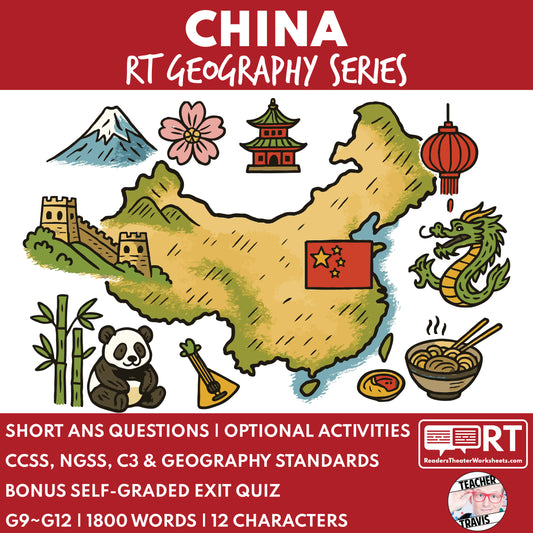 China Readers Theater Script | Geography & Social Studies Class - ["Geography","Grades 6-8","Grades 9-12","Self-Graded Quiz"]