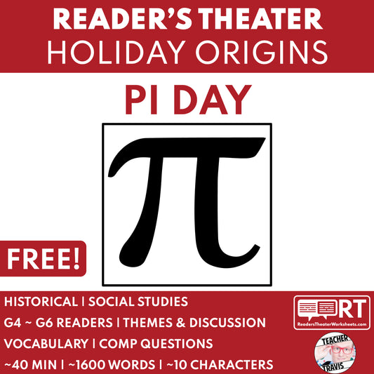 Pi Day Readers Theater Script | Holiday Origins Series