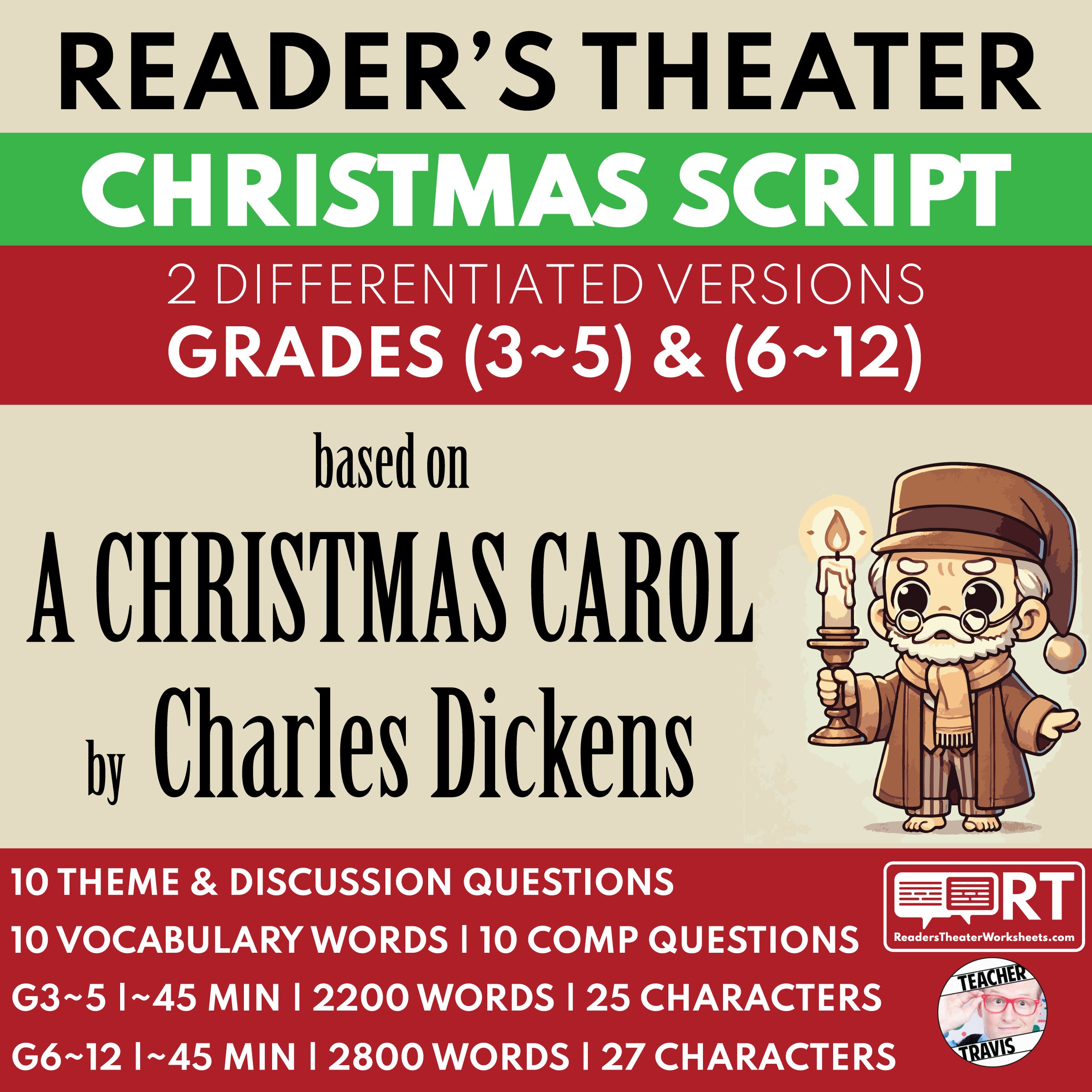 Christmas Reader's Theater Scripts | Holiday Classroom Resources for ...