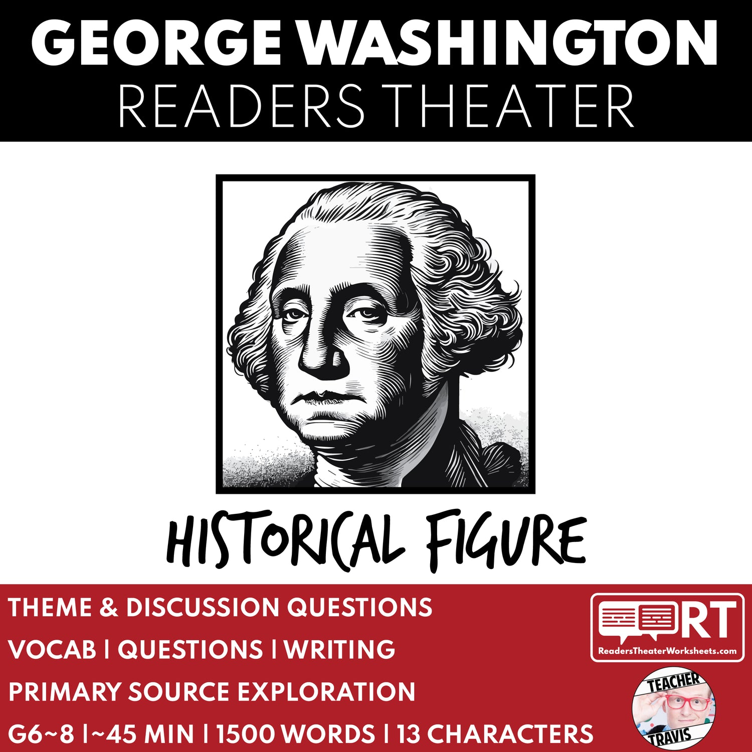 George Washington - President | Historical Figure Readers Theater Script - ["100% FREE","Historical Figures","U.S. President"]