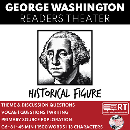 George Washington - President | Historical Figure Readers Theater Script - ["100% FREE","Historical Figures","U.S. President"]